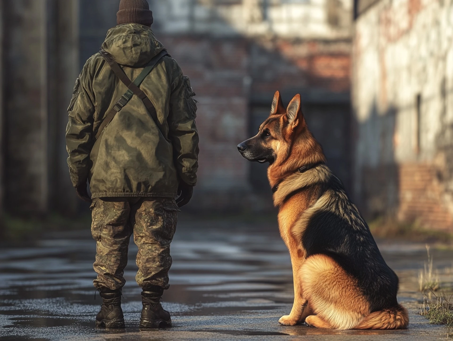 Trained Guard Dog for Family Protection